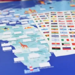 Poster géant avec stickers 