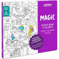Poster géant Magic à colorier