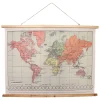 Poster tissu Mappemonde
