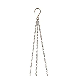 Pot de fleurs suspendu à facettes mordorées 20 cm
