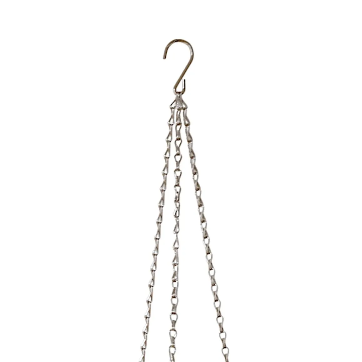 Pot de fleurs suspendu à facettes mordorées 20 cm
