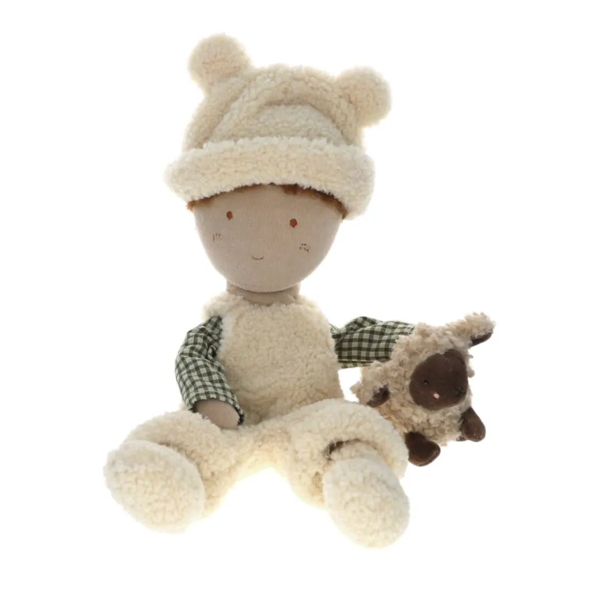 Poupée en tissu berger mouton