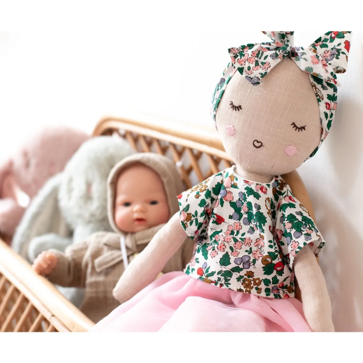 Poupée en tissu Rosinette