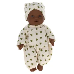 Poupée Gaston pyjama cœurs - Bébé Highland