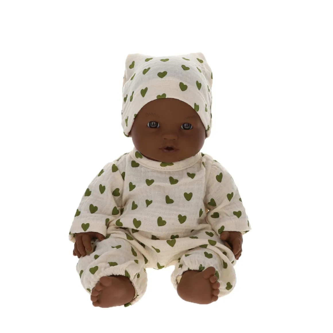 Poupée Gaston pyjama cœurs - Bébé Highland