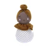 Poupée hochet culbuto chignon - Terre de feu