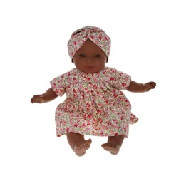 Poupée Rosie fleurette rose