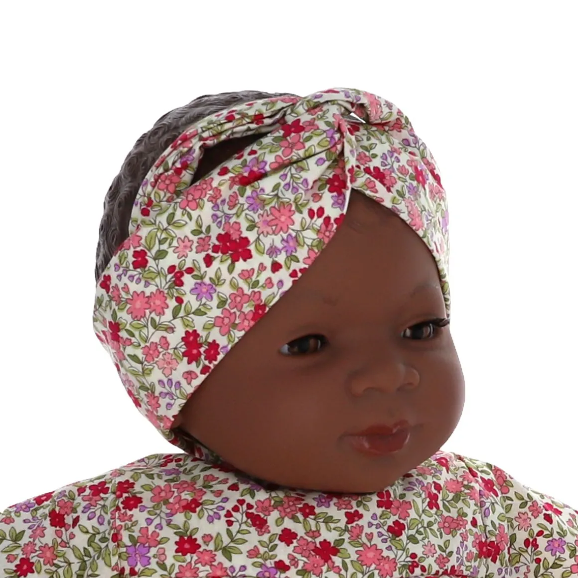 Poupée Rosie fleurette rose