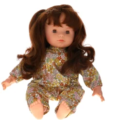 Poupée Solange fleurie jaune