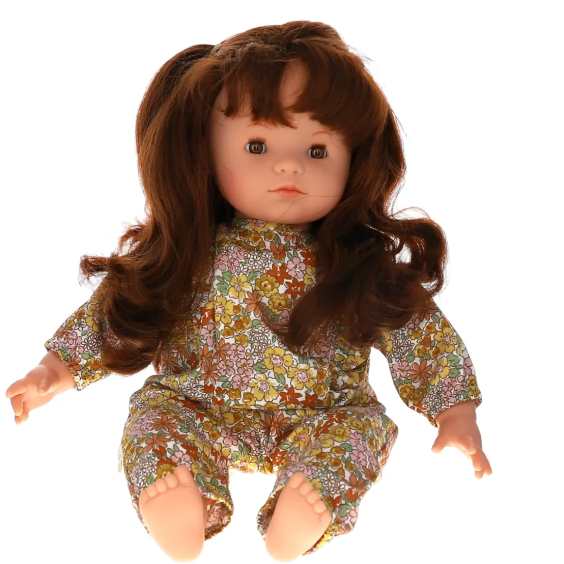 Poupée Solange fleurie jaune