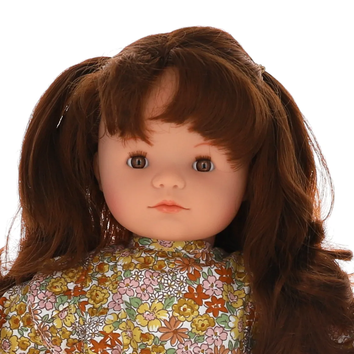 Poupée Solange fleurie jaune