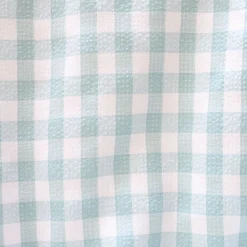 Poussette poupée vichy vert