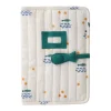 Protège carnet de santé écru poissons - Ma bonne étoile