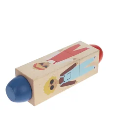 Puzzle twist en bois personnages