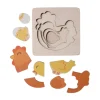 Puzzle évolutif en bois cycle de vie - La petite poule rousse