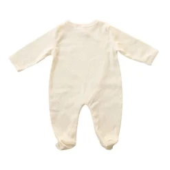 Pyjama bébé crème pointelle