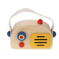 Radio en bois musicale