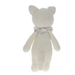 Renard argenté debout en crochet