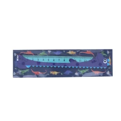 Règle dinosaure bleue
