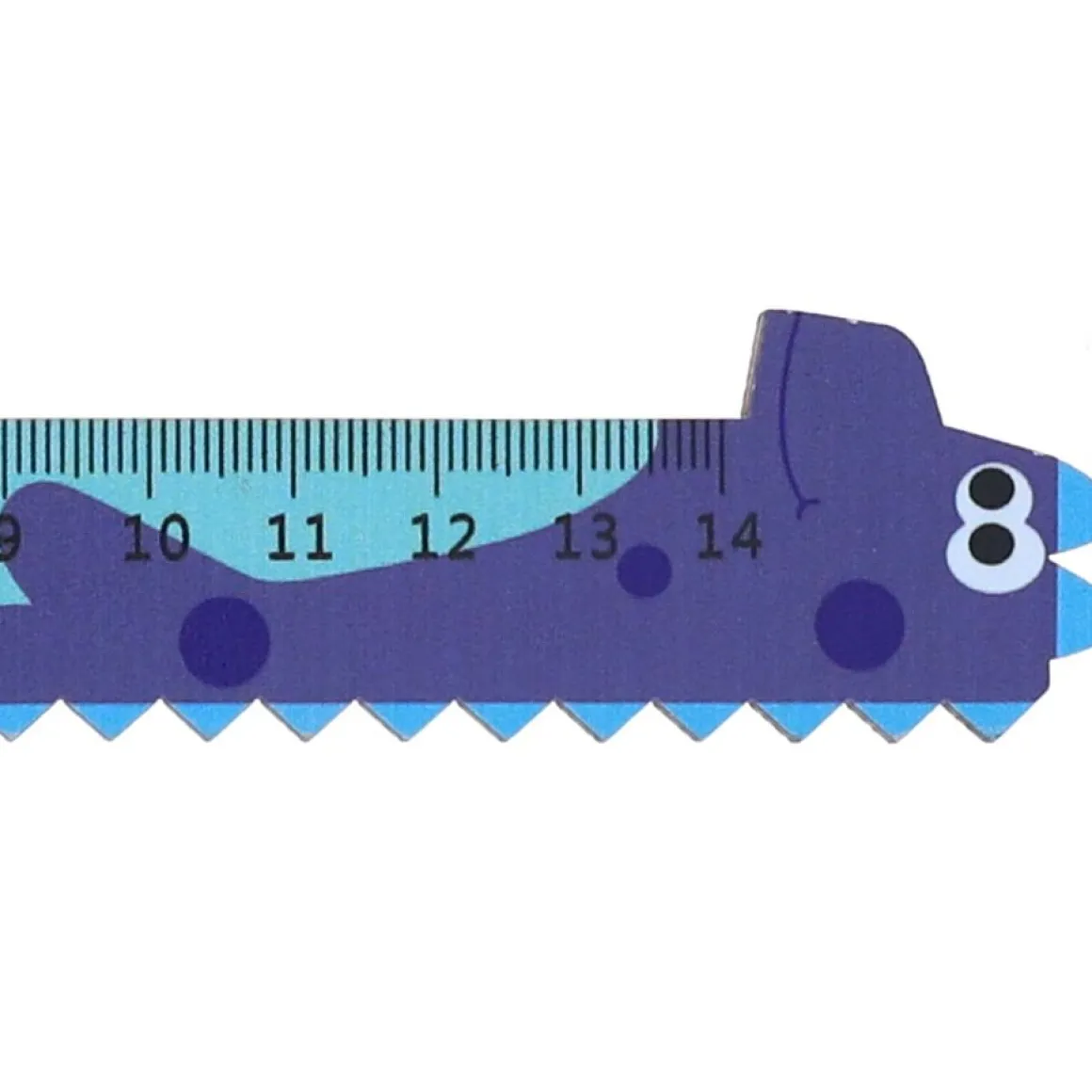 Règle dinosaure bleue