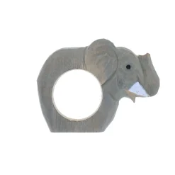 Rond de serviette en bois éléphant