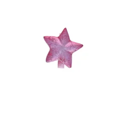Rond de serviette étoile fuchsia