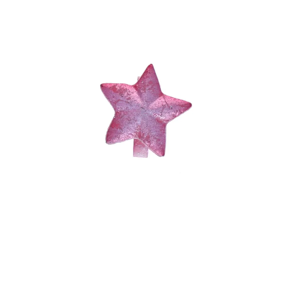 Rond de serviette étoile fuchsia
