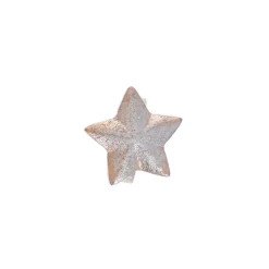 Rond de serviette étoile rose nude