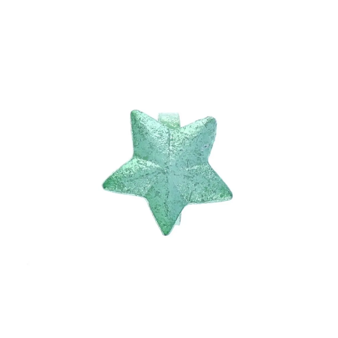 Rond de serviette étoile vert