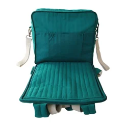 Sac à dos à langer matelassé vert - Ma bonne étoile