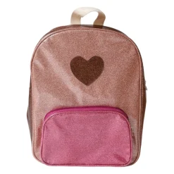 Sac à dos à paillettes cœur