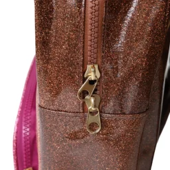 Sac à dos à paillettes cœur