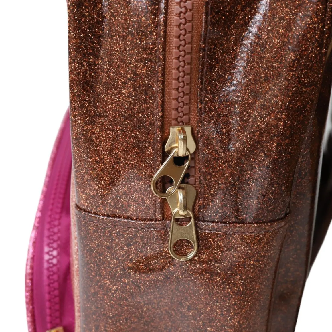 Sac à dos à paillettes cœur
