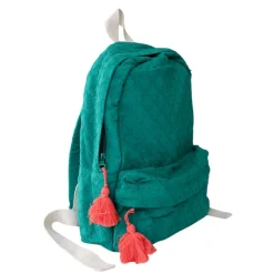 Sac à dos enfant broderie verte - Folk d'été