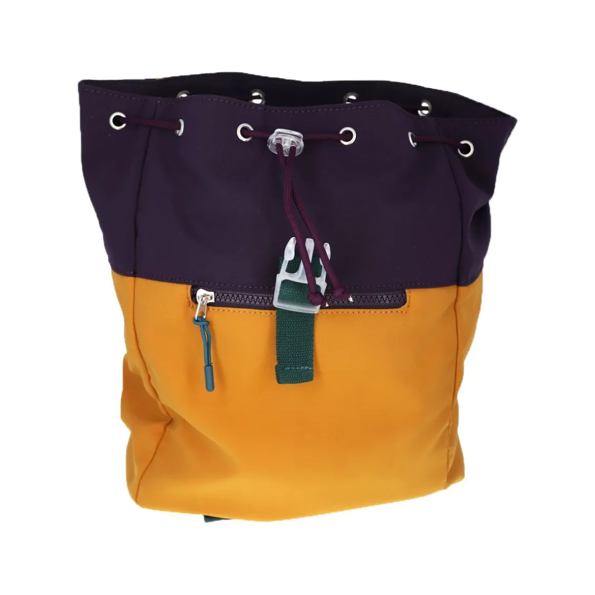 Sac à dos enfant color block bleu et jaune