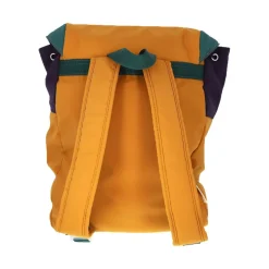 Sac à dos enfant color block bleu et jaune