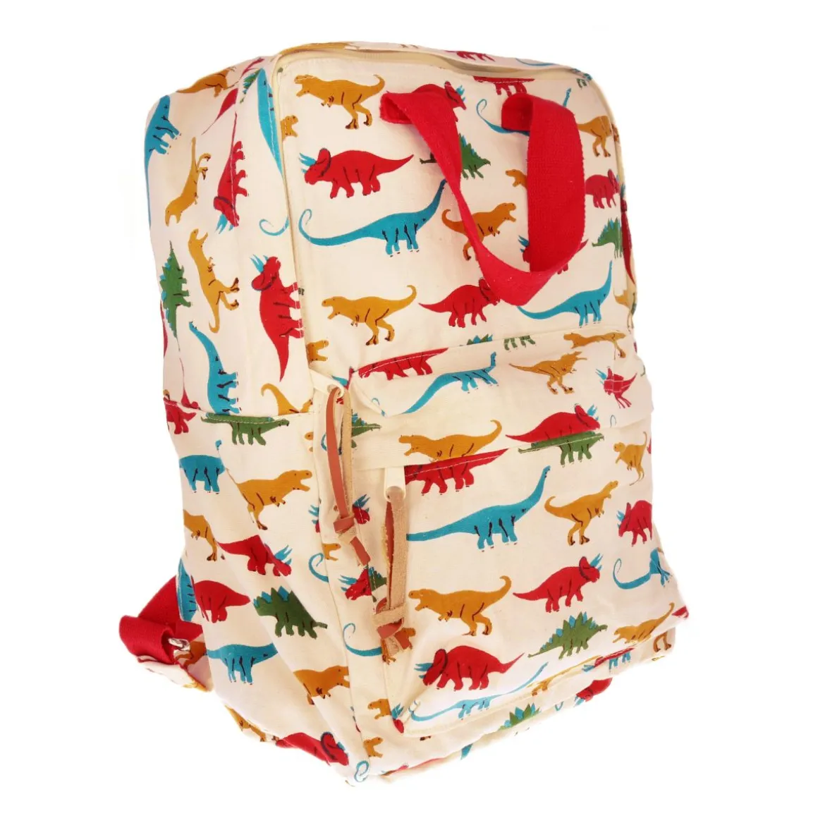 Sac à dos enfant double poignée dinosaures
