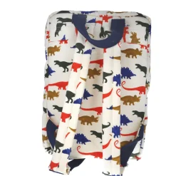 Sac à dos enfant double poignées bleues Dinosaures
