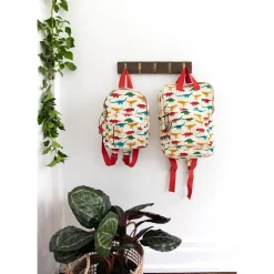 Sac à dos enfant double poignée dinosaures