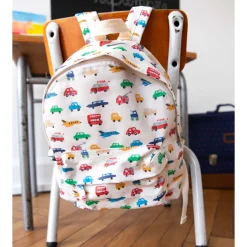 Sac à dos enfant imprimé véhicules