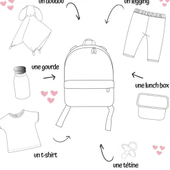 Sac à dos enfant imprimé véhicules