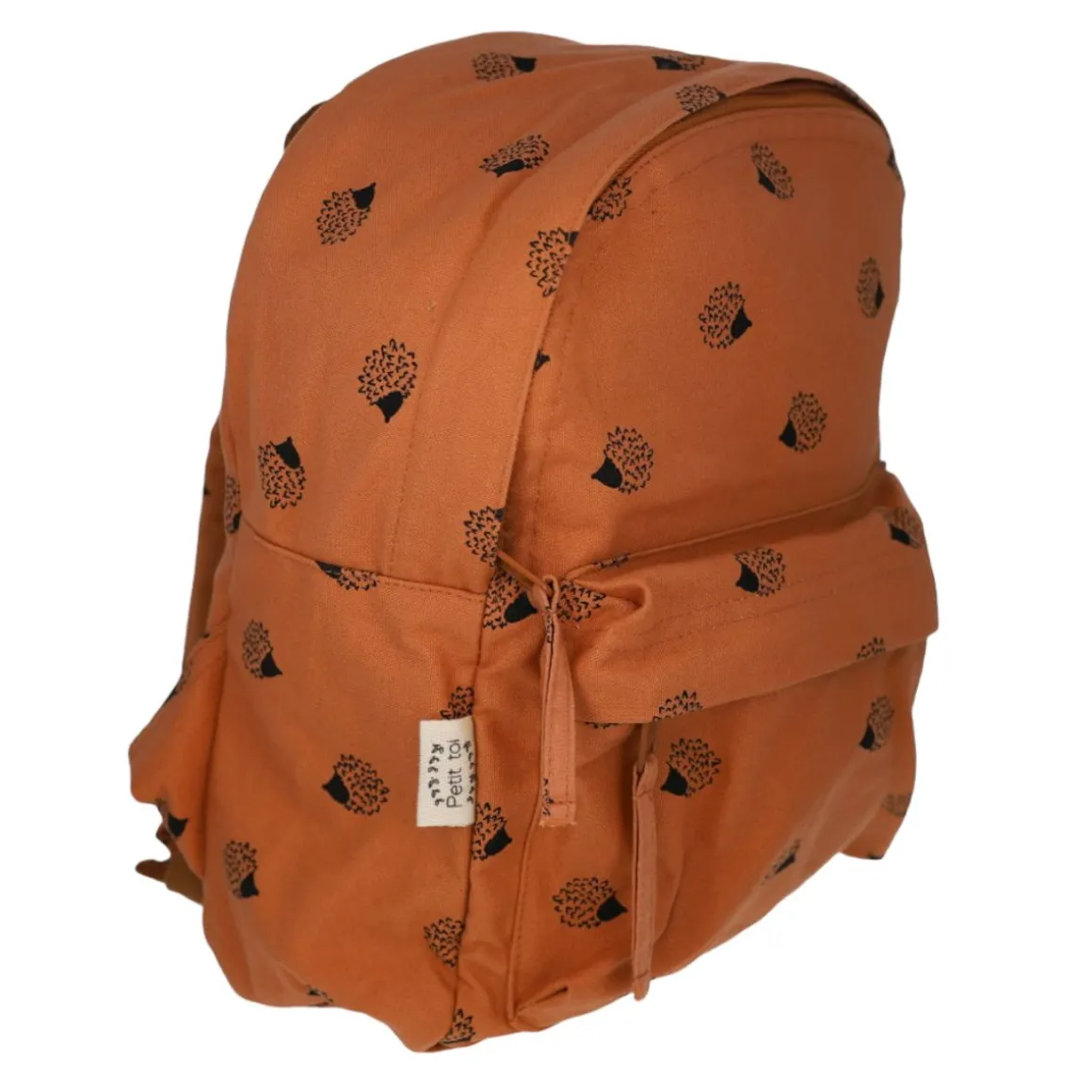 Sac à dos enfant marron hérisson