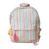 Sac à dos enfant rayé multicolore - Miaou
