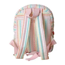 Sac à dos enfant rayé multicolore - Miaou
