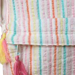 Sac à dos enfant rayé multicolore - Miaou