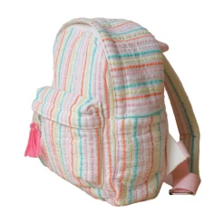 Sac à dos enfant rayé multicolore - Miaou