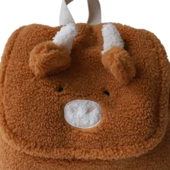 Sac à dos fausse fourrure vaches - Bébé Highland