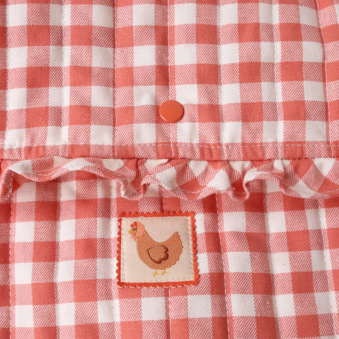 Sac à dos vichy - La petite poule rousse