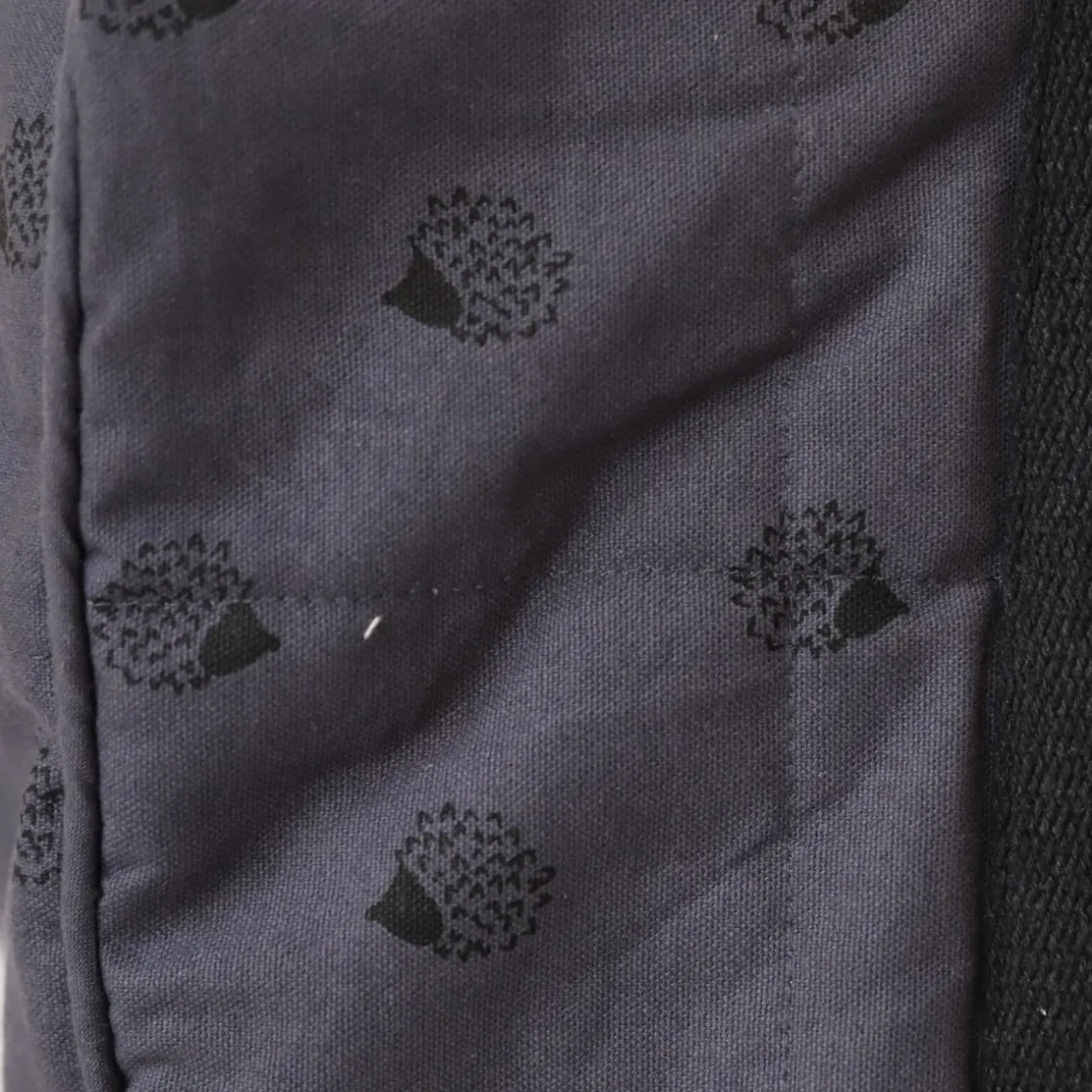 Sac à langer gris hérisson