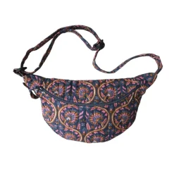 Sac banane block print bleu - Mariage Indien